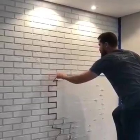 Сетка для имитации кирпича под штукатурку