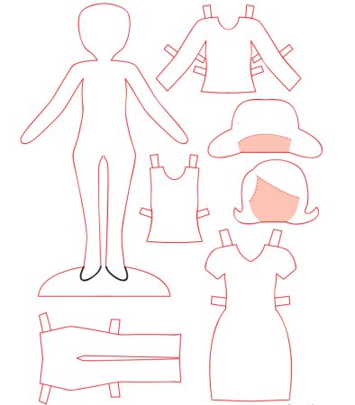 Куклы для вырезания из бумаги