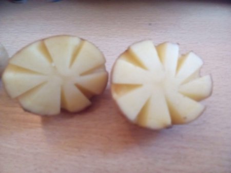 Рисование печатками из картофеля