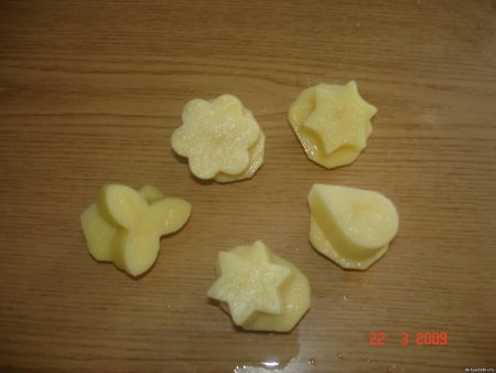 Оттиски из картофеля
