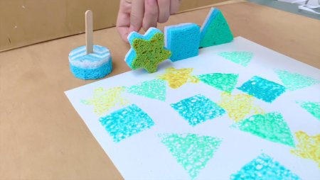 Поролоновые штампы для рисования
