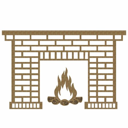 Решетка для камина трафарет