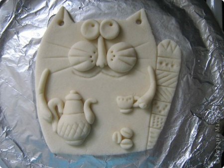 Котики из соленого теста