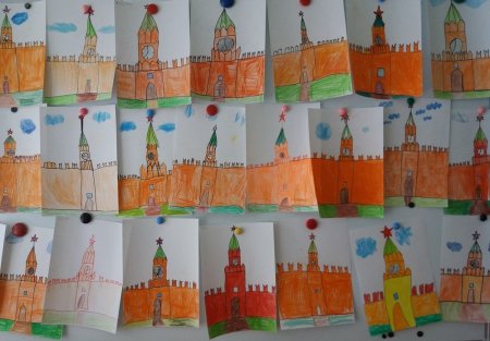 Макет башен Кремля Тула