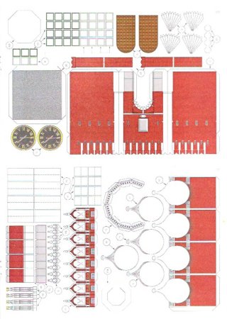 Пластилинография Спасская башня Кремля
