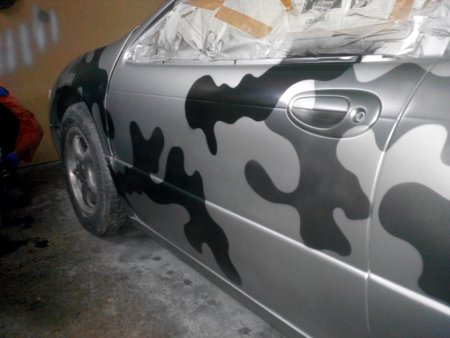 Камуфляжный трафарет для покраски авто