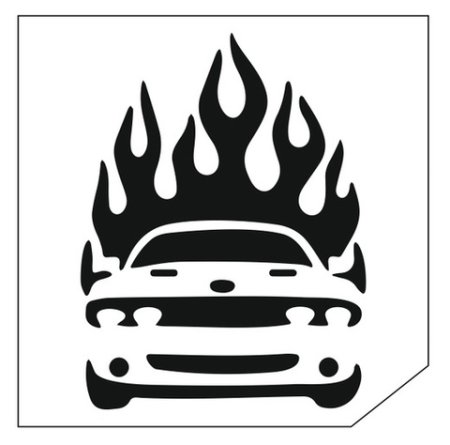 Трафарет автомобили