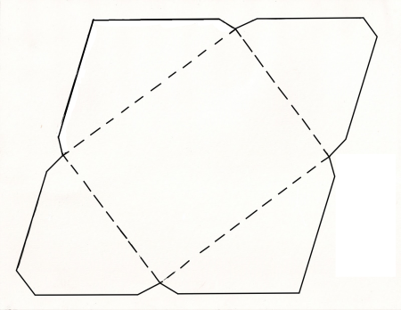 Трафарет конверта