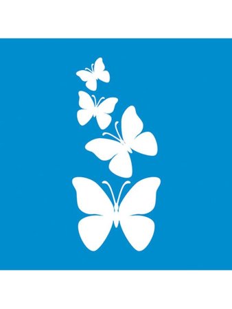 Трафарет цветов для покраски стен