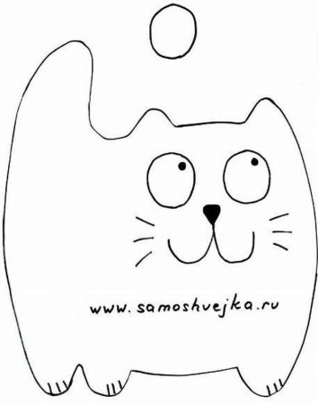 Трафареты для шитья мягких игрушек из фетра