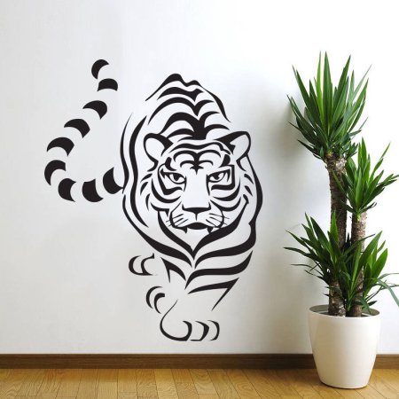 Трафаретные рисунки на стенах