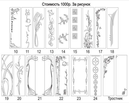 Узоры на мебельных фасадах