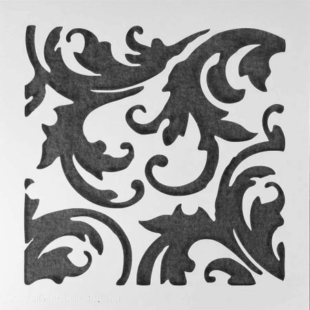 Трафареты large Damask