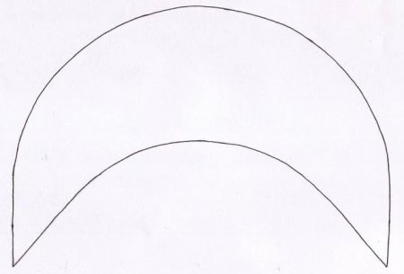 Кокошник чертеж