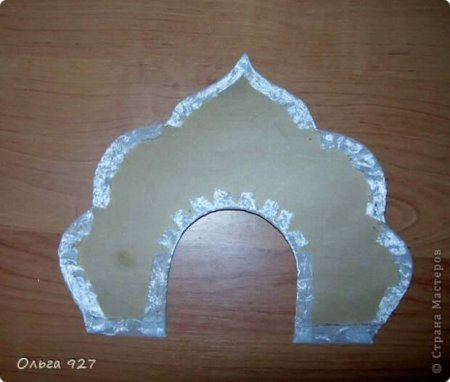 Кокошник Снегурочка лекало