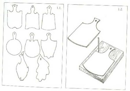 Разметка заготовки для изготовления разделочной доски