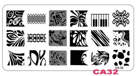 Ногти трафарет 10 шт