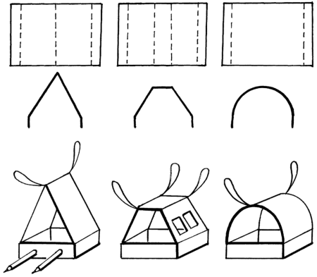 Кормушка для птиц из бумаги
