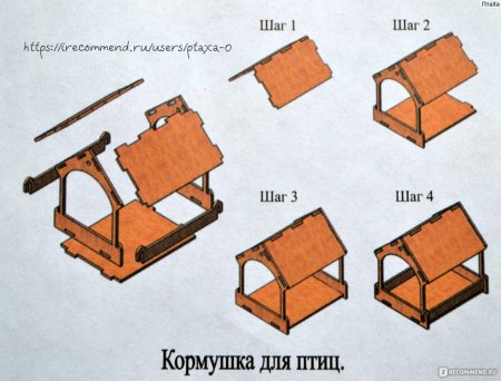 Схема изготовления кормушки