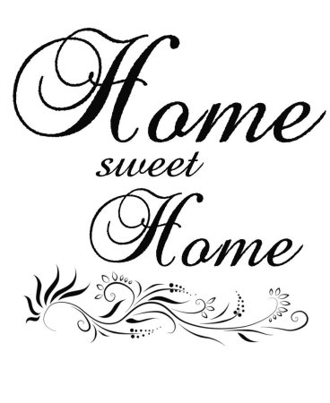 Home Sweet Home надпись