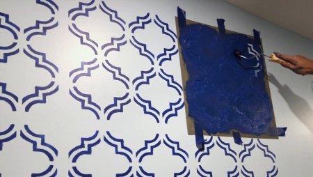 Трафарет для покраски плитки