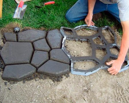 Форма "Садовая дорожка" 550х550х55