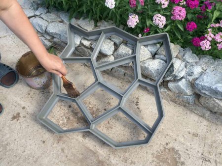 Форма д/отливки садовых дорожек 50*50*6см Vortex 24074