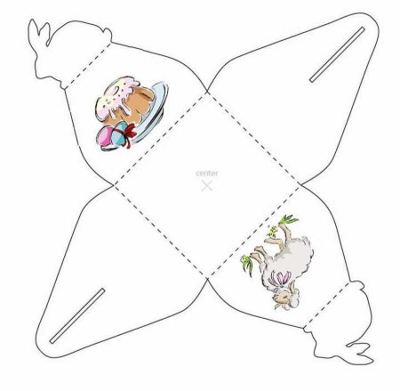 Трафареты подарочных коробочек