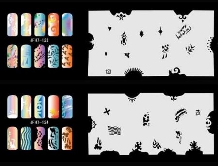 Тренировочный лист для аэрографии