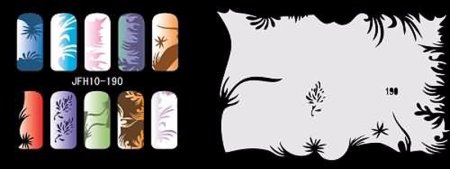 Трафареты для аэрографии , Nail Art