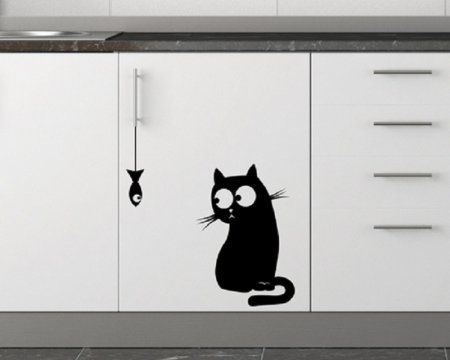 Интерьерная наклейка кошки