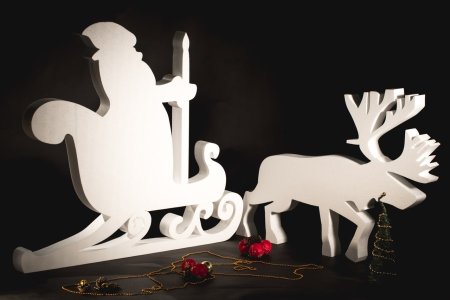 Новогодние фигуры из пенопласта