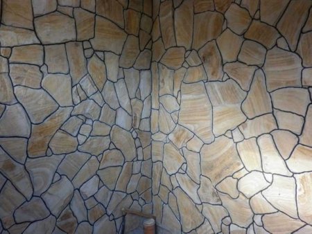 Трафарет природного камня