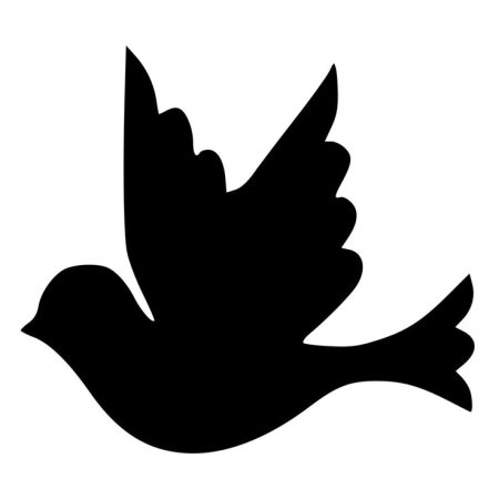 Трафареты птиц для декора