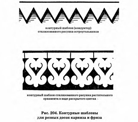 Резной карниз шаблон