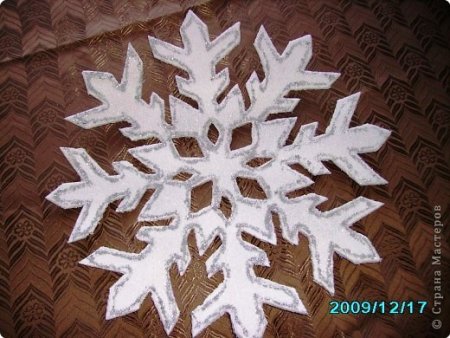 Снежиткииз потолочной плитки