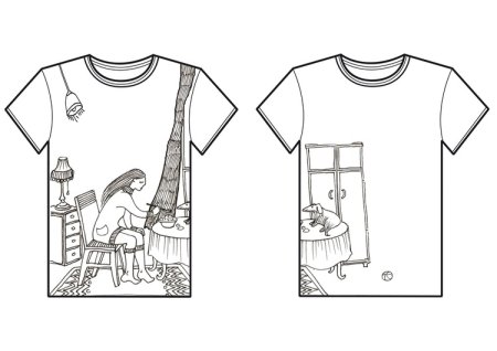 Эскиз футболки