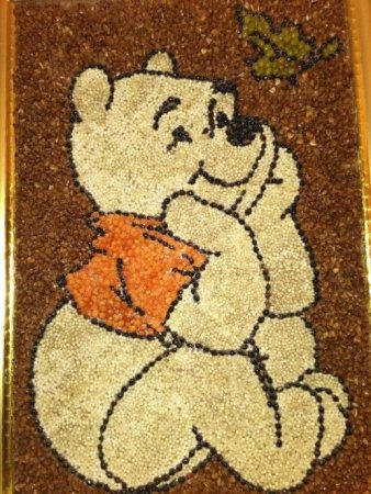 Панно из круп
