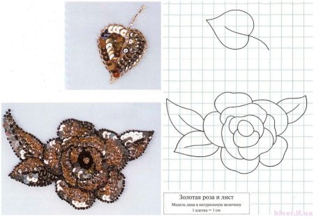 Броши из бисера для начинающих схемы
