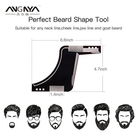 Чертеж шаблона для бороды