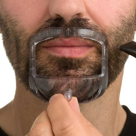 Трафарет для бритья бороды и усов своими руками (49 фото)