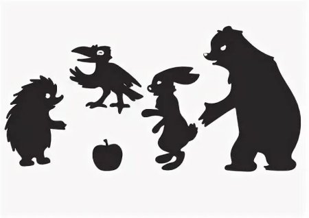 Теневая аппликация для детей
