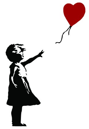 Девочка с шариком Banksy