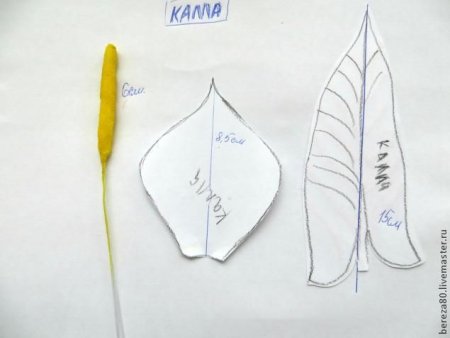 Каллы из изолона мастер класс
