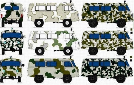 Камуфляжный трафарет