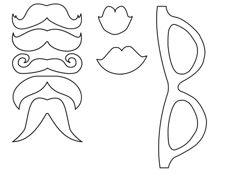 Трафареты для фотосессии