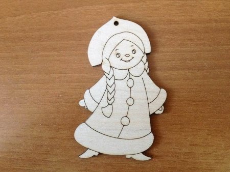 Снегурочка из фанеры