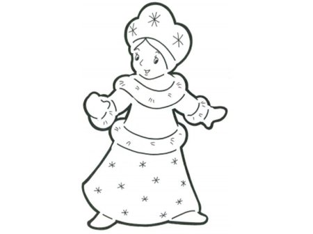 Украшения на окна Снегурочка