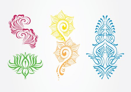 Мехенди на руке легкие эскизы