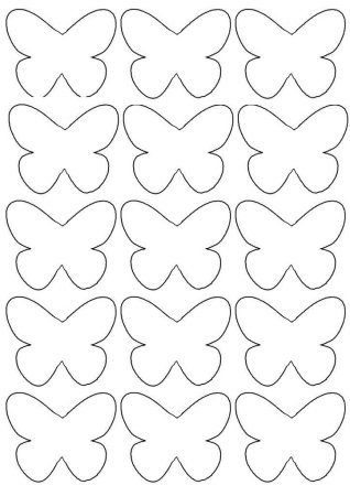 Бабочки для вырезания
